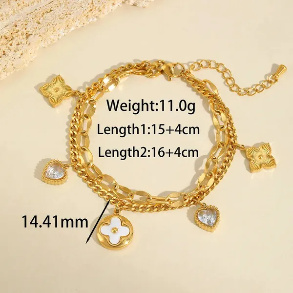 Gold_Clover_Charm_Bracelets_For_Women